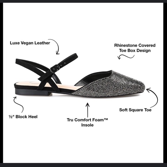 Journee Collection ‘Nysha’ Sandal Flats - Picture 3 of 14